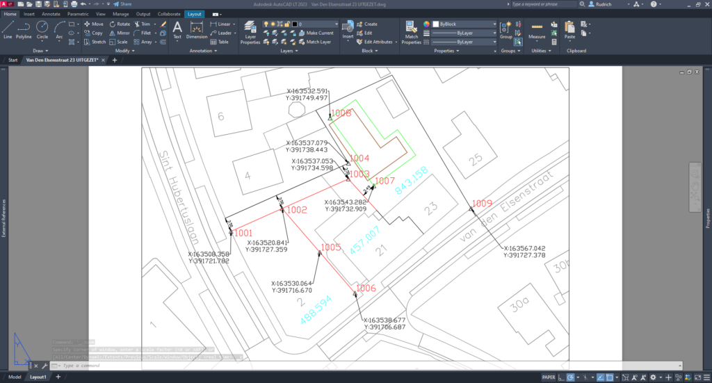 Revisie Perceel grenzen